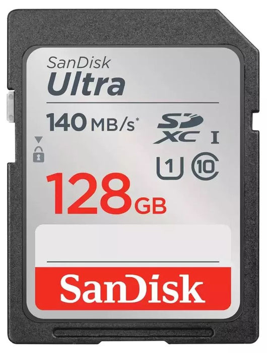 Карта памет SanDisk - Ultra, 128GB, SDXC, UHS-I, Class 10, U1
