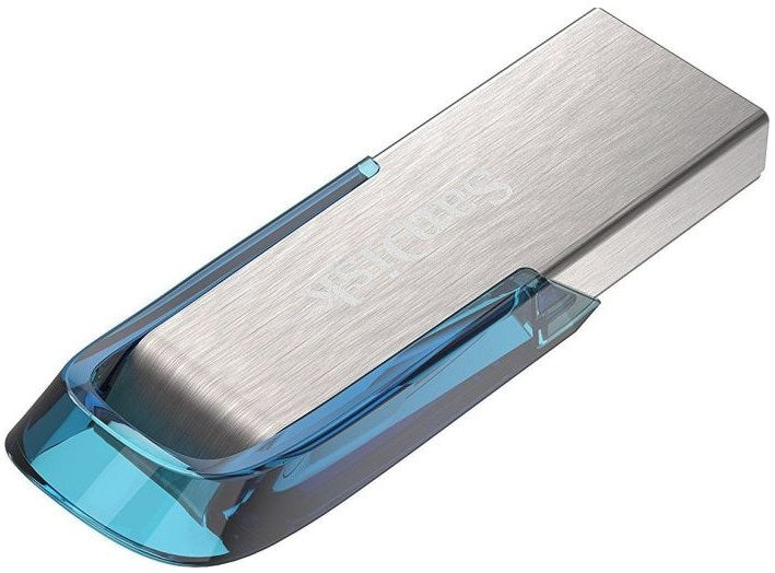 SanDisk Ultra Flair USB флаш устройство 64 GB USB Type-A 3.2 Gen 1 (3.1 Gen 1) Син, Сребрист
