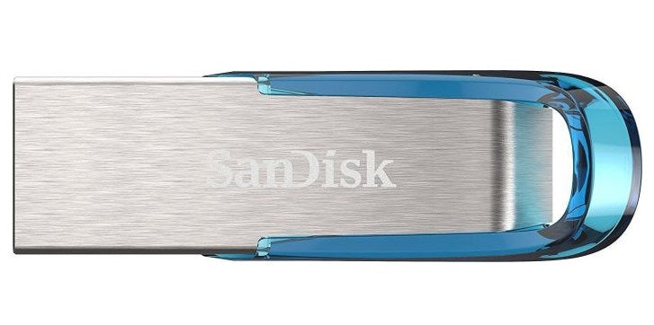 SanDisk Ultra Flair USB флаш устройство 64 GB USB Type-A 3.2 Gen 1 (3.1 Gen 1) Син, Сребрист