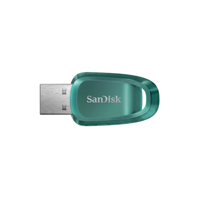 SanDisk Флаш памет Ultra ECO  128GB, USB 3.2 100 MB/s , зелена