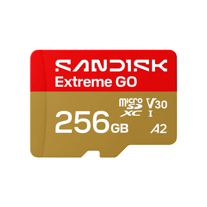 Sandisk карта Extreme GO microSD&trade; UHS-I Card 256GB, V30, A2