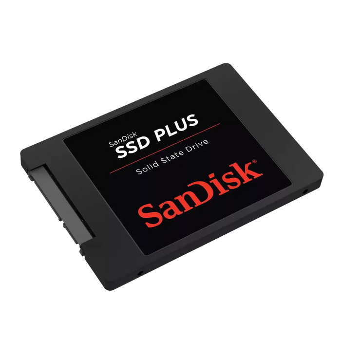 SanDisk  SSD Plus 545GB, до 505MB/s скорост на четене , до 440MB/s скорост на писане, SATA Revision 3.0 (6 Gb/s), шоко устойчиво