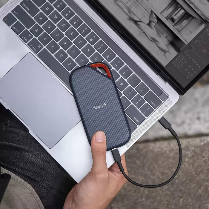 SanDisk Външен преносим SSD твърд диск 2TB Extreme PRO USB4, USB3.2, 3800 MB/s read, 3700MB/s write