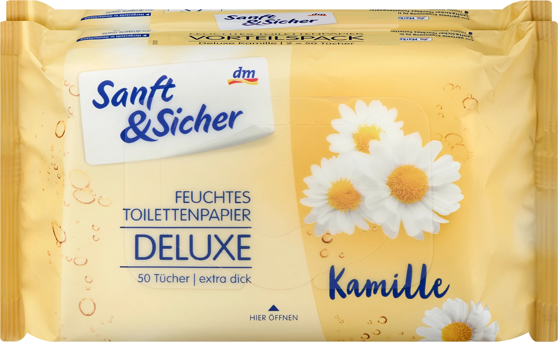 Влажна тоалетна хартия Deluxe Лайка, 100 бр