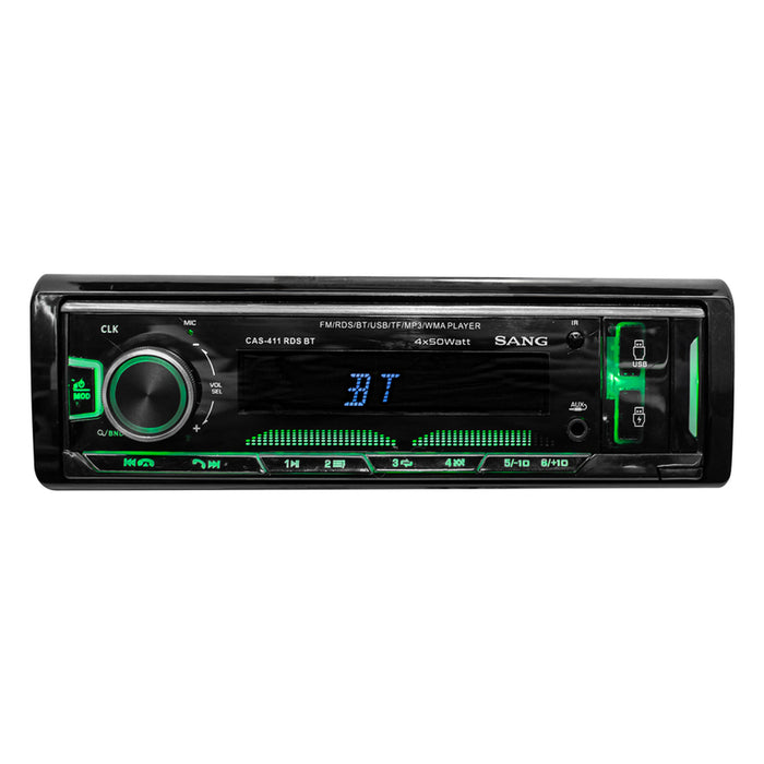 Авто Ресийвър SANG CAS-411BT BLUETOOTH, 4 X 45 W, USB