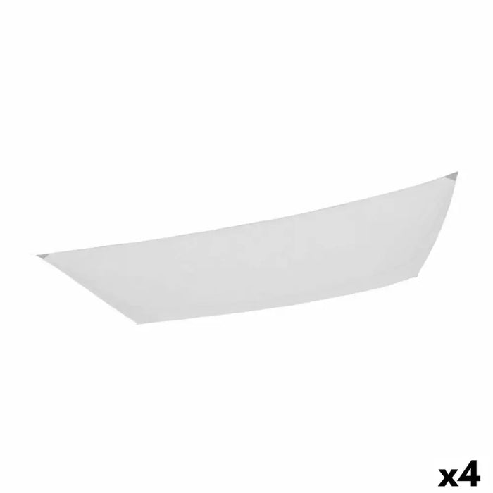 Сянка платна Aktive Триъгълна Бял 200 x 0,5 x 300 cm (4