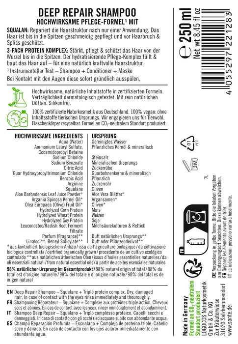 Шампоан за коса Deep Repair, 250 ml