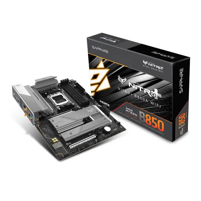 Sapphire NITRO+ B850A WIFI 7 AMD B850 Socket AM5 micro ATX