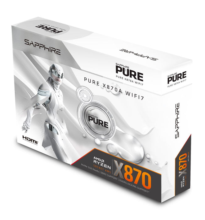 Плъзгач SAPPHIRE PURE X870A WIFI 7