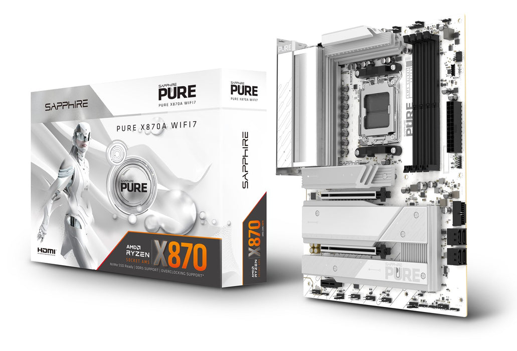 Плъзгач SAPPHIRE PURE X870A WIFI 7