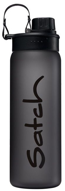 Бутилка за вода Satch Tritan - Черна, 650 ml
