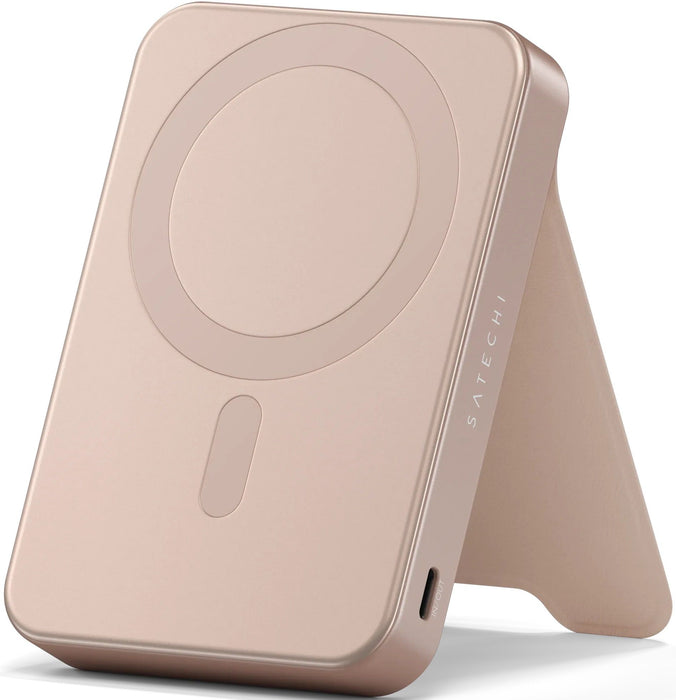 Портативна батерия Satechi - Qi2 10K Magnetic, 10000 mAh, Desert Rose