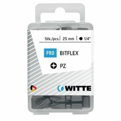 Съвет набор WITTE PZ 3 BITFLEX Pozidriv PZ3 15 броя 15 Части