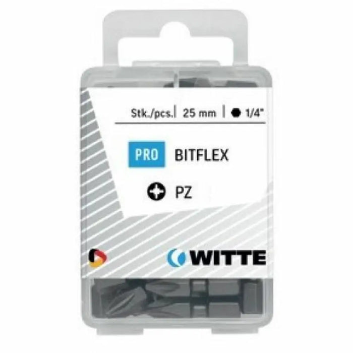 Съвет набор WITTE PZ 3 BITFLEX Pozidriv PZ3 15 броя 15 Части