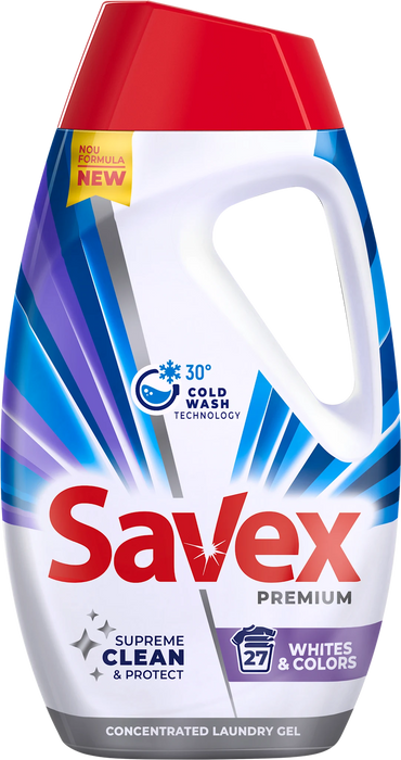 Гел за пране Premium Whites & Colors, 27 пранета, 1,08 l