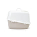 SAVIC Nestor Jumbo White Coffee covered cat litter box