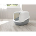 SAVIC Nestor Jumbo White Grey – покрита котешка тоалетна –