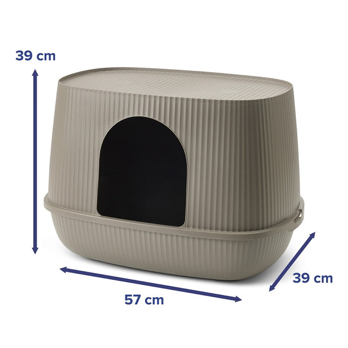 SAVIC Moona Grey - котешка тоалетна - 57x39x39см