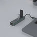 Savio AK-57 USB-A - 3 x USB-A ХЪБ с RJ-45 Gigabit Ethernet