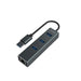 Savio AK-57 USB-A - 3 x USB-A ХЪБ с RJ-45 Gigabit Ethernet
