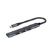 SAVIO AK-71 USB-C хъб - 3 x USB-A 2.0 1 x USB-A 3.0 4-в-1 5