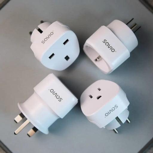 SAVIO AP-01 Travel Adapter US контакт – EU щепсел