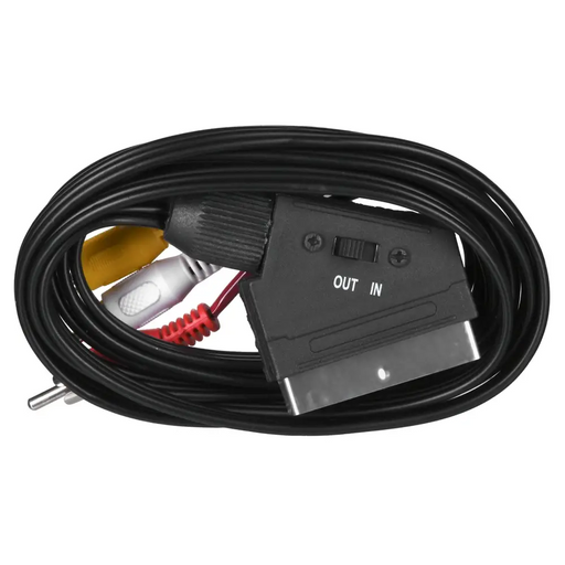 SAVIO Audio/video SCART – 3xRCA (CINCH) кабел 2m CL-133