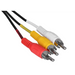 SAVIO Audio/video SCART – 3xRCA (CINCH) кабел 2m CL-133