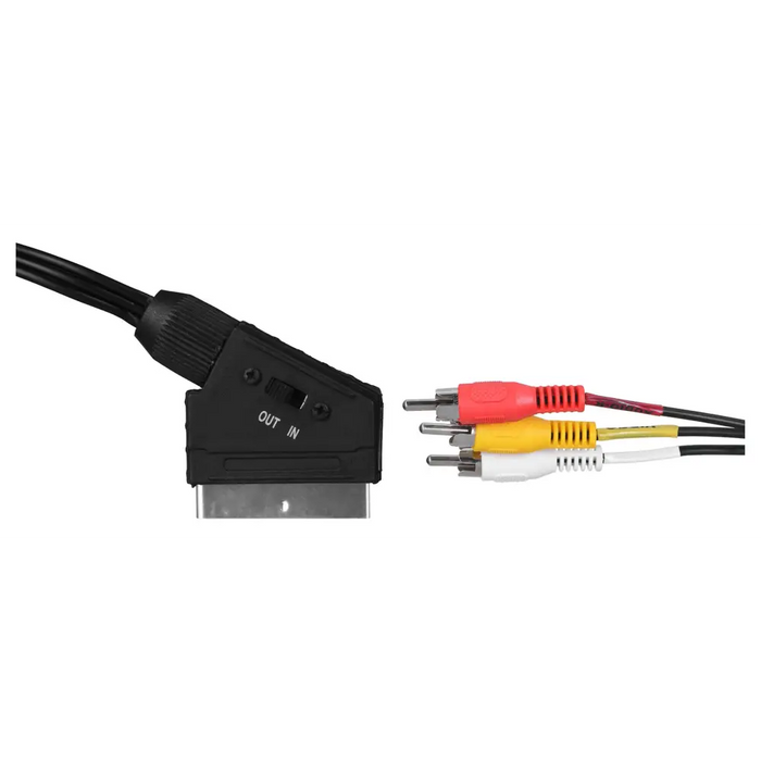 SAVIO Audio/video SCART – 3xRCA (CINCH) кабел 2m CL-133