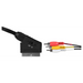 SAVIO Audio/video SCART – 3xRCA (CINCH) кабел 2m CL-133