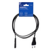 Savio CL-100 захранващ кабел черен 1.8 m IEC тип E (3.4 mm