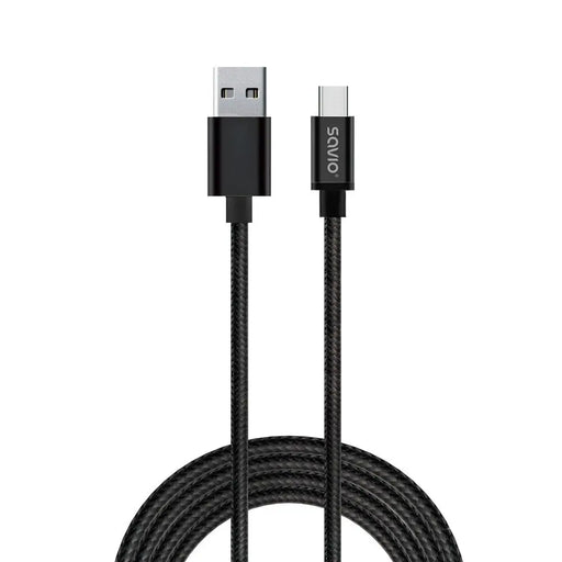Savio CL-129 USB кабел 2 м USB 2.0 USB A USB C Черен