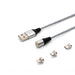 Savio CL-156 USB кабел 2 m USB 2.0 USB C Micro USB