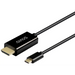 SAVIO CL-190 USB-C към HDMI кабел 30Hz 1m пластмаса