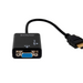 Savio CL-23 адаптер за видео кабел 0,5 м VGA (D-Sub) HDMI