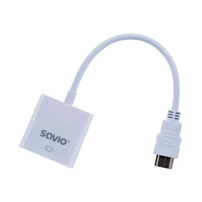 Savio CL-27 адаптер за видео кабел 0,2 м VGA (D-Sub) HDMI
