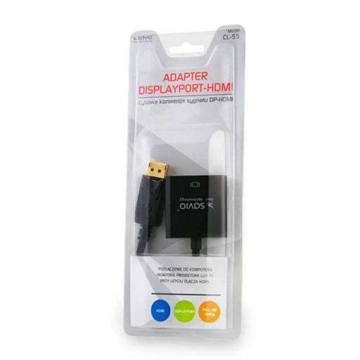 Savio CL-55 адаптер за видео кабел 0.2 m DisplayPort HDMI