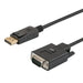 SAVIO DisplayPort (M) – VGA (M) кабел 1.8m CL-92 1.8m VGA
