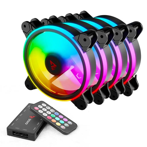 SAVIO FAN-01 4 комплекта 120 mm ARGB вентилатор включително