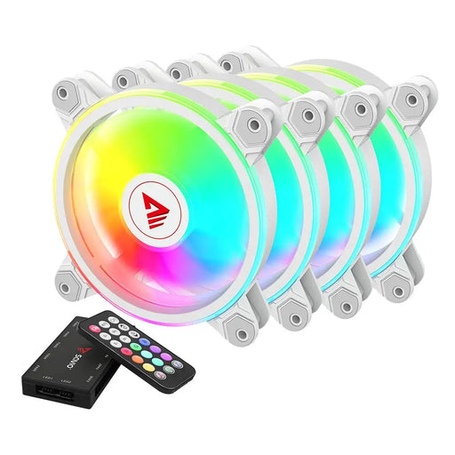 SAVIO FAN-01 WHITE 4 пакета 120 mm ARGB вентилатор