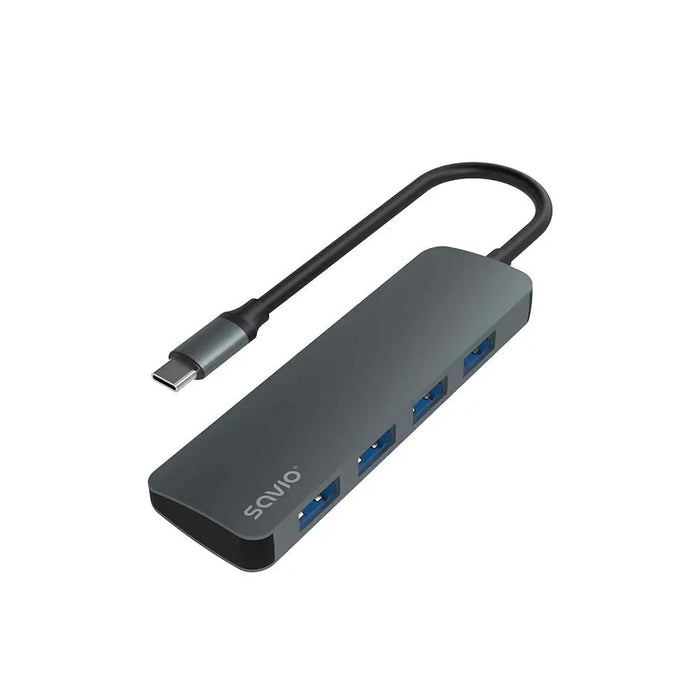 SAVIO Hub USB C 4 x USB A AK 54