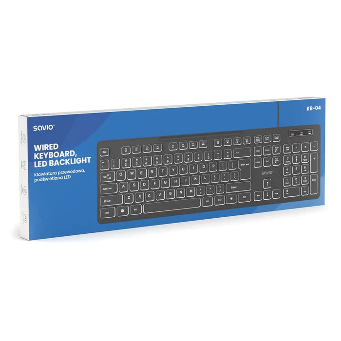 Savio KB-04 клавиатура Home/Office USB QWERTY UK