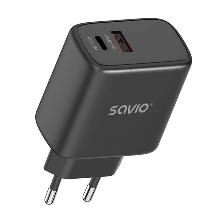 SAVIO LA-06/B USB Quick Charge Power Delivery 3.0 30W