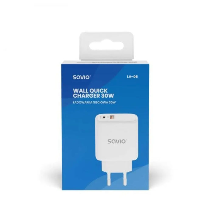 SAVIO LA-06 USB Type A & Type C Quick Charge Power Delivery