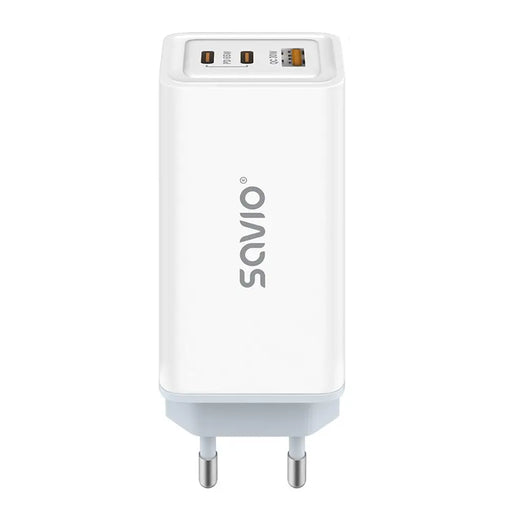 SAVIO LA-07 GaN 65W зарядно устройство USB QC4.0 + PD 3.0