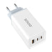 SAVIO LA-07 GaN 65W зарядно устройство USB QC4.0 + PD 3.0