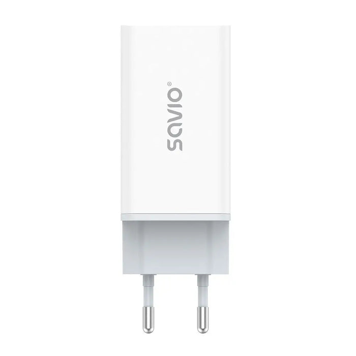 SAVIO LA-07 GaN 65W зарядно устройство USB QC4.0 + PD 3.0