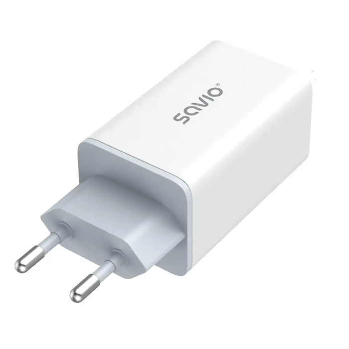 SAVIO LA-07 GaN 65W зарядно устройство USB QC4.0 + PD 3.0