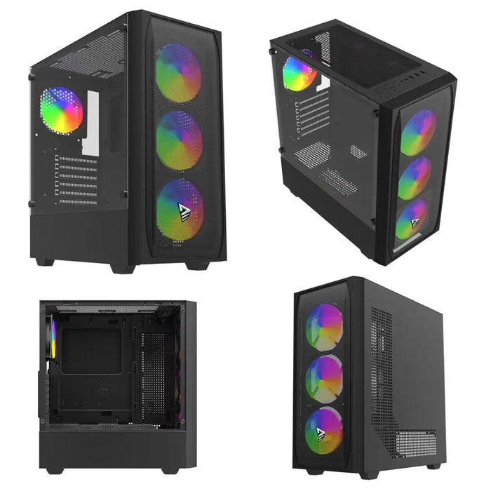 Savio Noctis Flow RGB куб черен