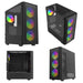 Savio Noctis Flow RGB куб черен